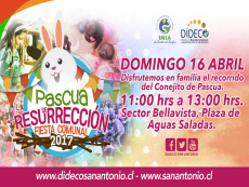 Este domingo 16 de abril San Antonio celebrar&aacute; Pascua de Resurrecci&oacute;n