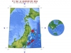 Detalle de los horarios estimados de llegada del oleaje por terremoto en Japón