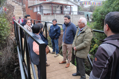 Barrio O’Higgins  avanza con esperada obra del Programa Quiero mi Barrio que dignifica el acceso de vecinos y vecinas