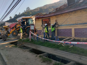 Con la demolici&oacute;n de la sede de Lo Gallardo comienza a concretarse la anhelada obra