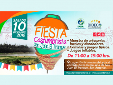 No se pierda la Fiesta Costumbrista de San Juan 2016