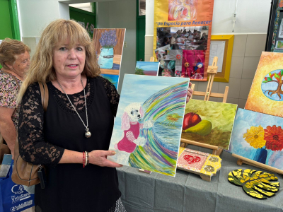 Pacientes del Cesfam Barrancas se lucieron con exposición de sus obras