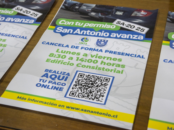 Evite filas: Municipalidad de San Antonio ya está atendiendo para renovar el Permiso de Circulación 2025