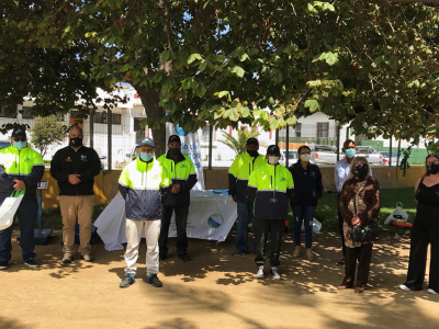 Recicladores base de San Antonio reciben implementos de seguridad personal