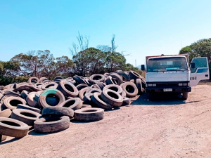 Se sigue trabajando en proyecto de reciclaje de neumáticos en desuso en la comuna