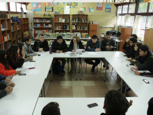 Realizan reunión para dar solución a los requerimientos de los estudiantes del Instituto Bicentenario José Miguel Carrera