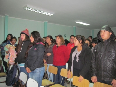 127 alumnos de educación para adultos iniciaron el año escolar en bellavista