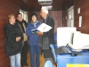 Alcalde Omar Vera visita instalaciones de Telecentro en población 30 de Marzo