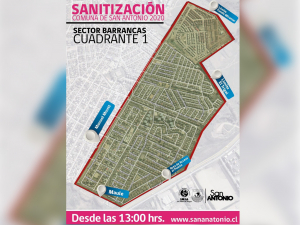 Este lunes 27 vuelven los operativos de sanitización en San Antonio