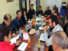 Equipo de DIDECO se coordina con Coca Cola Andina para desfile navideño