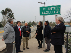 SUBDERE Ricardo Cifuentes visitó Municipalidad de San Antonio y conoció el nuevo puente Llollito