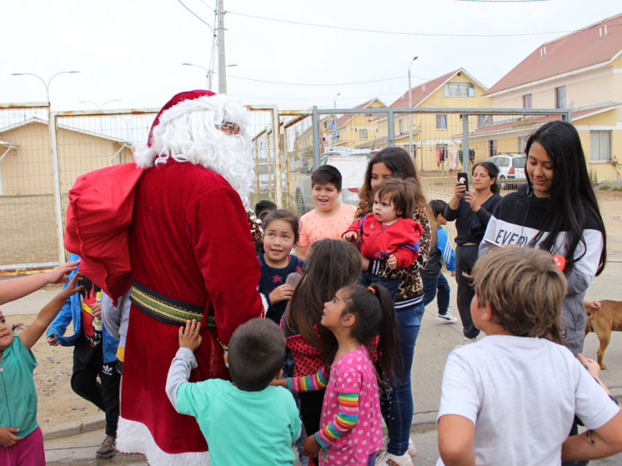 Fiestas de Navidad se realizan en diversos sectores de la comuna