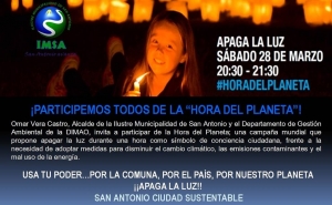 San Antonio se sumará a La Hora del Planeta apagando las luces de espacios públicos