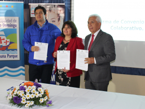 Municipalidad de San Antonio firma convenio colaborativo para atender a víctimas de violencia intrafamiliar de Santo Domingo