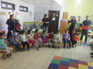 Niños y niñas de  la comuna San Antonio dialogaron sobre crisis social e