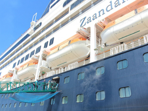 Crucero Zaandam  con 1.300 turistas arribó sin problemas en el puerto de San Antonio