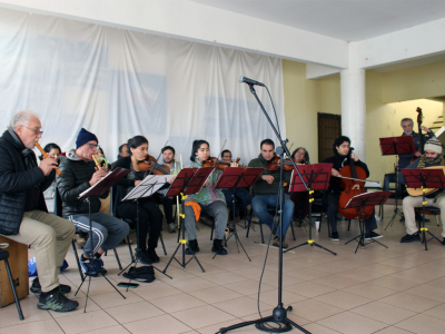 Orquesta Mundos Reunidos deleitó a sanantoninos con su repertorio de música barroca
