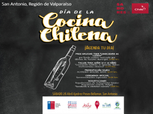 Oficina de Turismo invita a caminata guiada en el Día de la Cocina Chilena