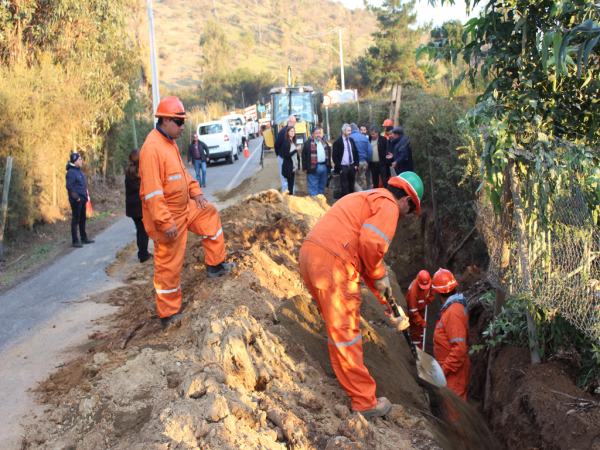 El MOP y la Municipalidad de San Antonio aseguran darle  Agua Potable a todas Familias de Cuncumén