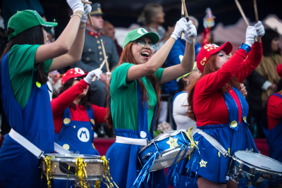 Multitudinaria convocatoria tuvo la primera jornada del Carnaval de Murgas y Comparsas en Llolleo