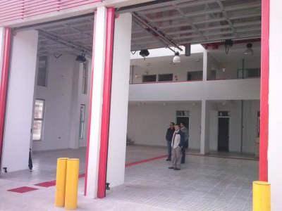 Alcalde Omar Vera supervis&oacute; obras en el centro San Antonio y  cuartel bomberos