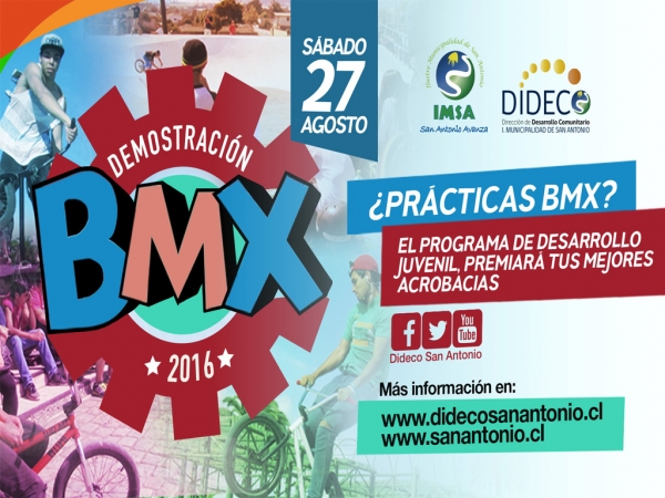 &iexcl;Este 27 de agosto no te pierdas una espectacular muestra de BMX!