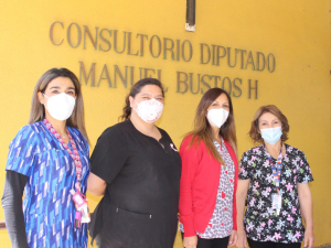 Equipo de salud municipal recibe bebé en Bellavista